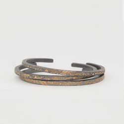 Cyle Thomas Goldsmith - Sterling and 22K Spacescapes Cuff Stack