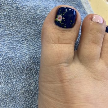 Nature Spa Nails - Second time-went back for polish change. What a difference! - Nail Salons Near Me - Albuquerque, New Mexico