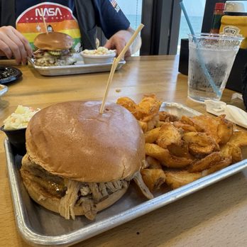 Pier 62 Oceanfront Restaurant & Bar - Pulled pork sandwich - Seafood Near Me - Cocoa Beach, Florida Pier 62 Oceanfront Restaurant & Bar - Pulled pork sandwich - Seafood Near Me - Cocoa Beach, Florida