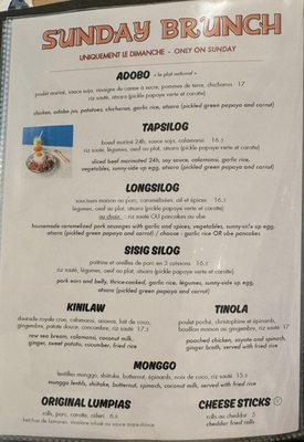 Menu photo 1 BOBI - Filipino Food Paris, 01 Menu photo 1 BOBI - Filipino Food Paris, 01