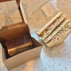 Urban Fare - Primavera Tuna Sandwich, Tiramisu Slice