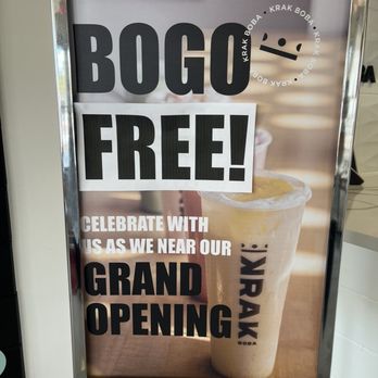 Krak Boba - Grand opening - Bubble Tea Near Me - Longwood, Florida Krak Boba - Grand opening - Bubble Tea Near Me - Longwood, Florida