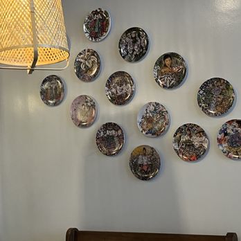 Kamayan Atl - Plate paintings at Kamayan ATL - Filipino Near Me - Doraville, Georgia