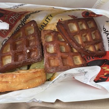 Hangry Joe’s Hot Chicken - Burnt waffles - Chicken Shop Near Me - Northvale, New Jersey