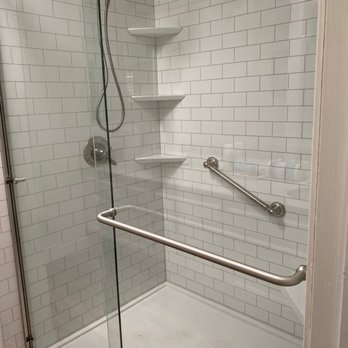 American Vision Baths - Check out the pic of our new shower!  Thank you so much American Vision Bath - Dominick  & to the "Masters of installation" Leo and Adrian. - Kitchen & Bath Near Me - Tustin, California