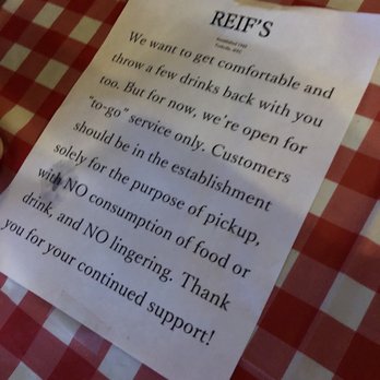 Reif's Tavern - COVID - Pubs Near Me - New York, New York