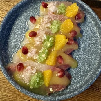 nonono - Hamachi (marinated in truffle salt) - so delicious! - Izakaya Near Me - New York, New York nonono - Hamachi (marinated in truffle salt) - so delicious! - Izakaya Near Me - New York, New York