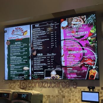 Con Azucar Cafe - Menu - Coffee & Tea Near Me - San Jose, California