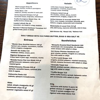 Local Provisions - Menu 3 of 3 - Italian Near Me - Sterling, Virginia