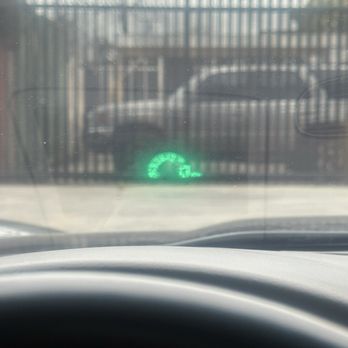 Universal Window Tint - My heads up display all with all the water spray they did and didn't wipe - Car Window Tinting Near Me - Los Angeles, California