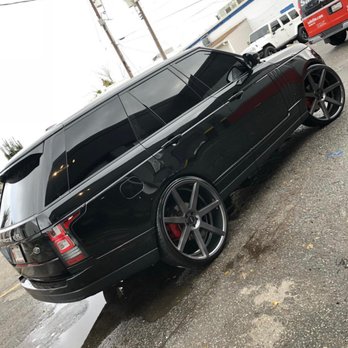 Wheelz - Range Rover Lowered on 26" Custom Painted Wheels - Wheel & Rim Repair Near Me - Annapolis, Maryland Wheelz - Range Rover Lowered on 26" Custom Painted Wheels - Wheel & Rim Repair Near Me - Annapolis, Maryland