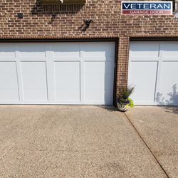 Veteran Garage Door Repair - New Doors Install 
Sizes - 16x8 & 8x8
Homestead Steel Back
style 2
Color White