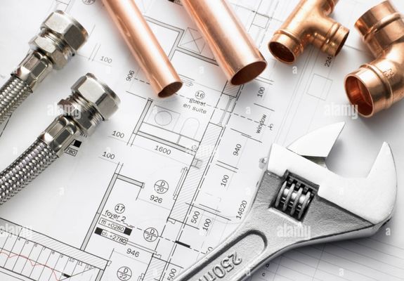 K & D PLUMBING Logo