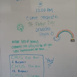 Crossfit Above the Bar - #stpattydayWOD