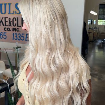 Salted Blondes - 22" invisible beaded extensions +custom color - Hair Extensions Near Me Salted Blondes - 22" invisible beaded extensions +custom color - Hair Extensions Near Me