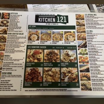 KITCHEN 121 - Menu - Sushi Bars Near Me - Duluth, Georgia