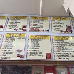 Aim Market - Menu