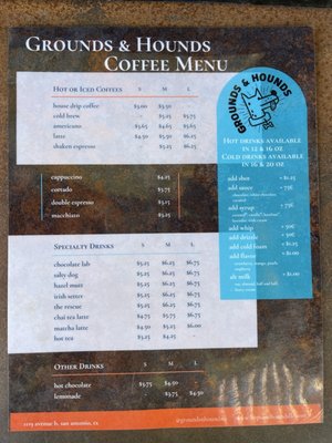 Menu photo 3 Grounds & Hounds San Antonio, TX Menu photo 3 Grounds & Hounds San Antonio, TX