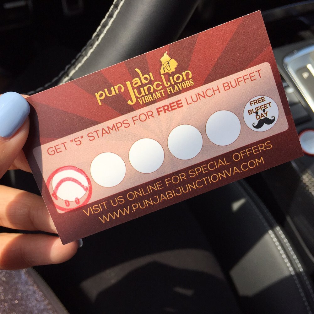 Punjabi Junction - Loyalty card! How awesome! - Indian Near Me - Sterling, Virginia Punjabi Junction - Loyalty card! How awesome! - Indian Near Me - Sterling, Virginia