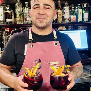 Sumak Restaurant - Fabulous Sangria presentation - Turkish Near Me - Miami Beach, Florida