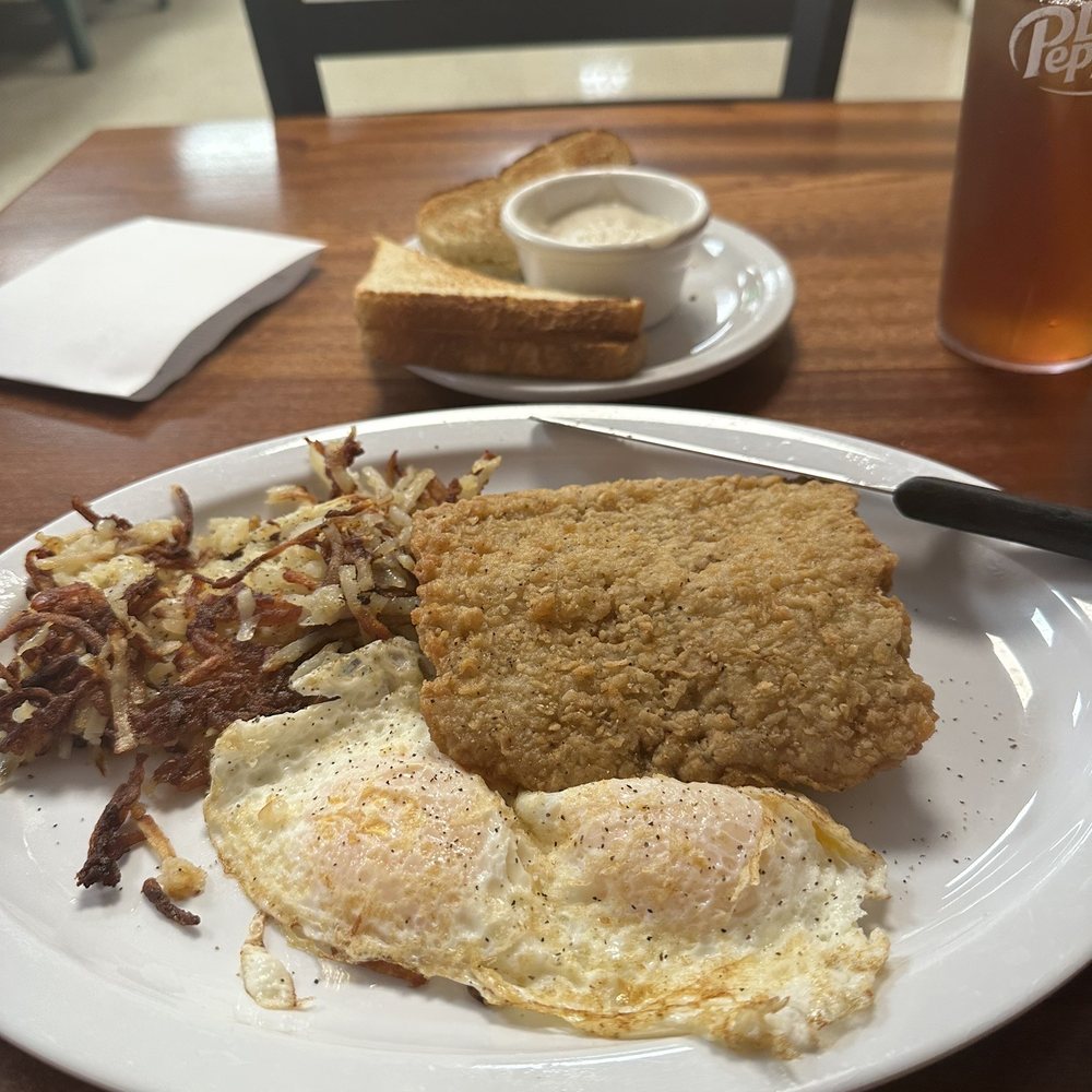 Chicken Fried Steak and Eggs
