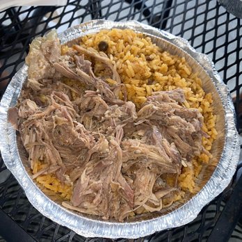 El Rincon Caribe - Pernil with Arroz con Gandules - Puerto Rican Near Me - Tannersville, Pennsylvania