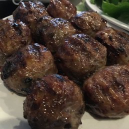 Ground beef meatball