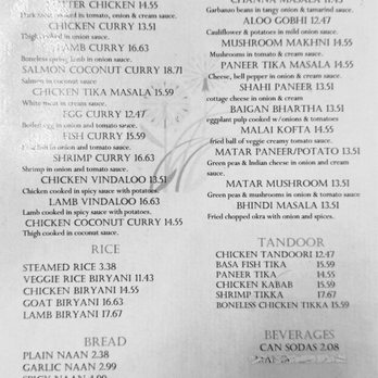 Tandoori Masala - Menu - Indian Near Me - Modesto, California Tandoori Masala - Menu - Indian Near Me - Modesto, California