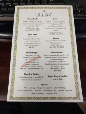 Menu photo 4 The Chick Shop New York, NY