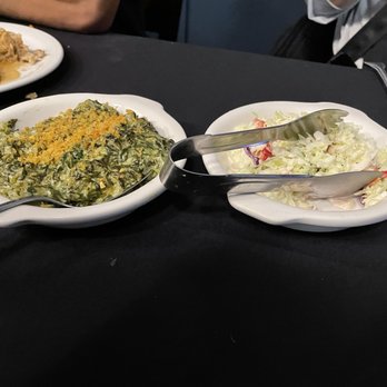 Cafe Blue - Creamed Spinach Zesty Coleslaw - Seafood Near Me - Austin, Texas