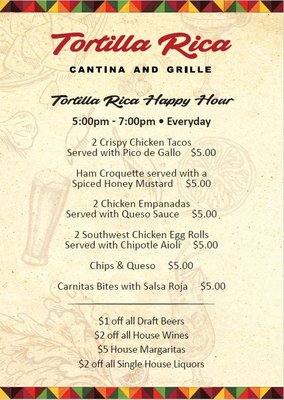 Menu photo 6 Tortilla Rica Kissimmee, FL