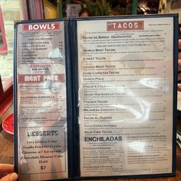 Menu Menu