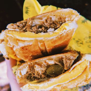 Cuban Coffee Queen Waterfront - Main lander with pork and I added jalapenos for extra heat! - Coffee & Tea Near Me - Key West, Florida