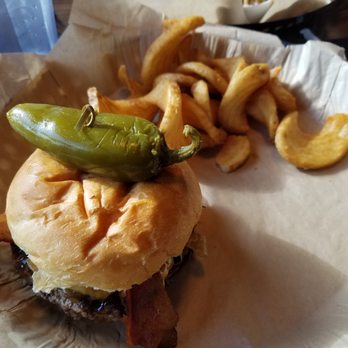 Cin Cin Burger BAR - Bootleggers Bourboun Burger and Flapper Fries - Burgers Near Me - Winston-Salem, North Carolina