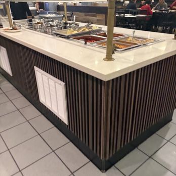Top BBQ Grill & Pocha Cafe - Salad bar area filled with tons of sides, sauces etc - Barbeque Near Me - Buena Park, California