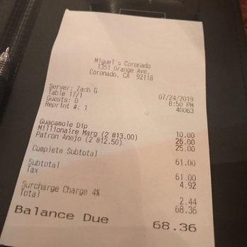 Miguel's Cocina - Avoid this place at all cost - Mexican Near Me - Coronado, California