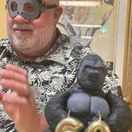 Husband and beautiful banana gorilla themed cake! Husband and beautiful banana gorilla themed cake!
