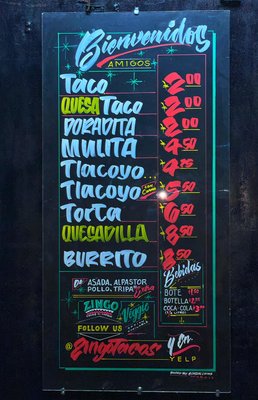 Menu photo 5 Zingo Tacos Los Angeles, CA