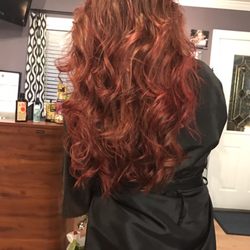 Red ombré fun.