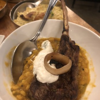 Ghee Indian Kitchen - Smoked lamb neck with chickpeas - Indian Near Me - Miami, Florida