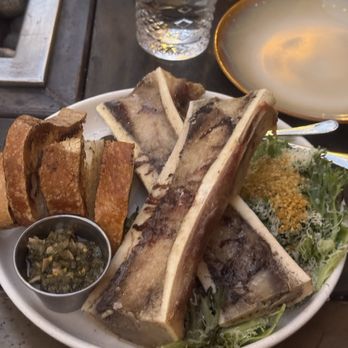 Milestone - Bone marrow. Good but a bit undercooked on the inside - American Near Me - El Dorado Hills, California