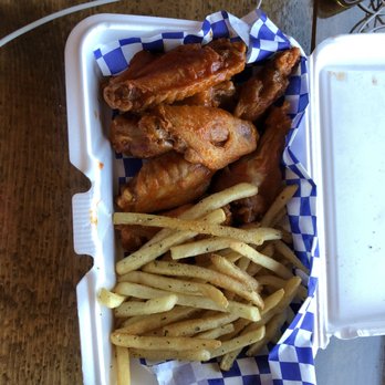 Pra Lees - Hot wings with fries - Seafood Near Me - New Orleans, Louisiana Pra Lees - Hot wings with fries - Seafood Near Me - New Orleans, Louisiana