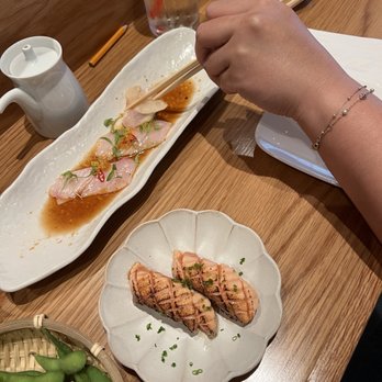 Hatsuyuki Handroll Bar - Seared salmon belly - Sushi Bars Near Me - Frisco, Texas Hatsuyuki Handroll Bar - Seared salmon belly - Sushi Bars Near Me - Frisco, Texas