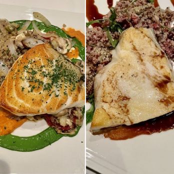 Off The Hook - 2023 Seared Sea bass vs 2024 version. Sad! - Seafood Near Me - Warrendale, Pennsylvania