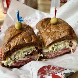 Pekadill's - Sueben -- A twist on a Rueben with homemade coleslaw