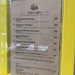 Seafood Stand - Lunch menu
