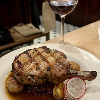 Isa Bistro - Grilled Pork Chop - New American Near Me - Portland, Maine