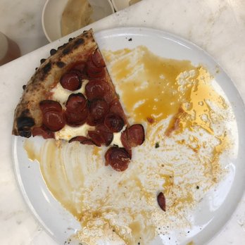 Bettina - Pepperoni pizza. Downed it. - Pizza Near Me - Santa Barbara, California Bettina - Pepperoni pizza. Downed it. - Pizza Near Me - Santa Barbara, California