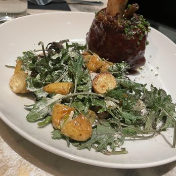 The Barterhouse Ybor - Guava Bbq pork shank with roasted potato salad and mustard aioli - New American Near Me - Tampa, Florida