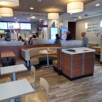 Wendy's - the inside of a fast food restaurant - Fast Food Near Me - Williston Park, New York
